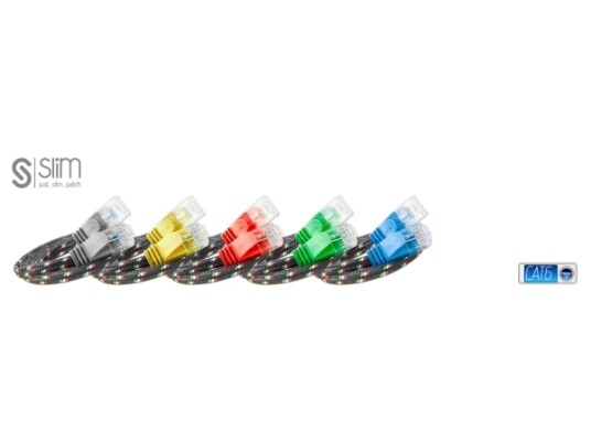 Slim Patchcords Cat6 3M 3 M Cat6 U/Utp Utp Rj 45 Rj 45 PKW TOUGH K6 3.0 RT