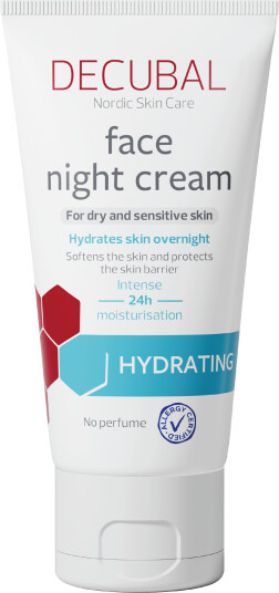 Decubal Hydratiserende Nattkrem 50 ml - Fuktighetsgivende og Reparerende Decubal Hydratiserende Nattkrem 50 ml - Fuktighetsgivende og Reparerende