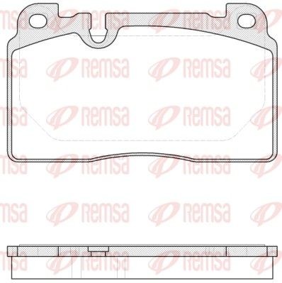 Bremseklosser REMSA 1527.00 Bremseklosser REMSA 1527.00