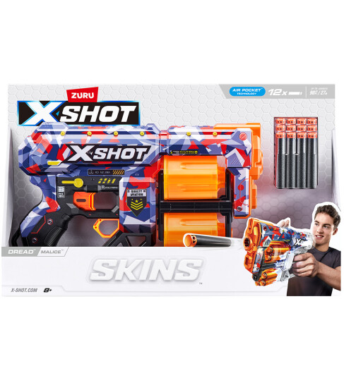 Xshot Zuru X-Shot Skins Dread Launcher 36517Q 31999