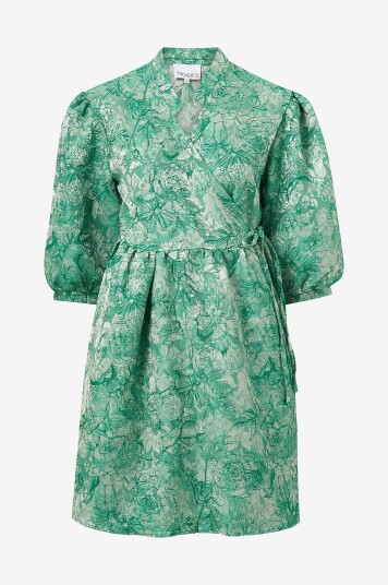 Noella Omslagskjole Tulip Aida Dress Grønn