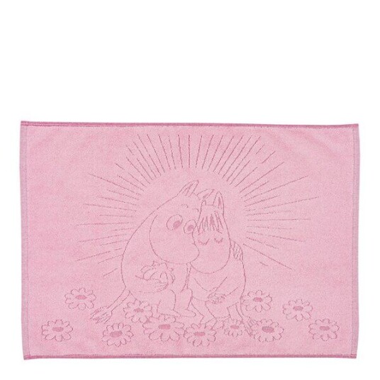 MoominArabia Mummi badematte 50x70 cm Kjærester rosa