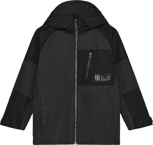 Color Kids Jr. Jacket Colorblock Black 104 Color Kids Jr. Jacket Colorblock Black 104