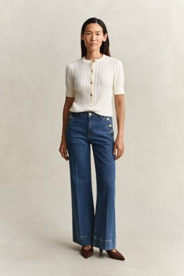 GANT Flare Nautical Jeans   Blue   30