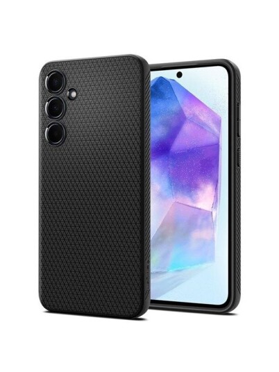 Spigen Mobildeksel Liquid Air til Samsung Galaxy A55 - Svart
