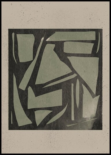 Abstract Fragments Plakat / 50x70cm