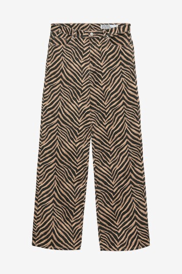 Vero Moda Jeans vmTessa HR Wide Stretch Aop Jeans Brun Vero Moda Jeans vmTessa HR Wide Stretch Aop Jeans Brun