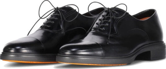 Santoni Herre Sko Svart 47 EU,