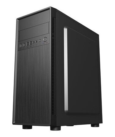 Gembird Fornax 160 - tower - ATX - Kabinett - Tower - Svart Gembird Fornax 160 - tower - ATX - Kabinett - Tower - Svart