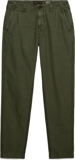 Superdry Tapered Washed Chino CHIVE GREEN 32 x 32 Superdry Tapered Washed Chino CHIVE GREEN 32 x 32