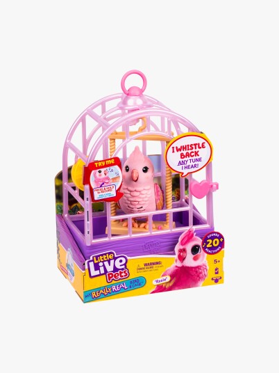 Little Live Pets My Really Real Bird Rosie med Bur - Hvit Little Live Pets My Really Real Bird Rosie med Bur - Hvit