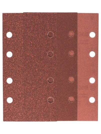 Bosch 10-delers slipepapirsett for plansliper G= 60, 120, 180
