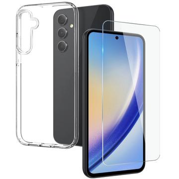 Samsung Galaxy A55 Northjo 2-i-1 Beskyttelsessett Klar