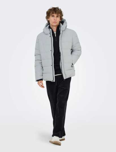 ONLY & SONS Onscayson Puffa Otw Noos - Grey - XXL ONLY & SONS Onscayson Puffa Otw Noos - Grey - XXL