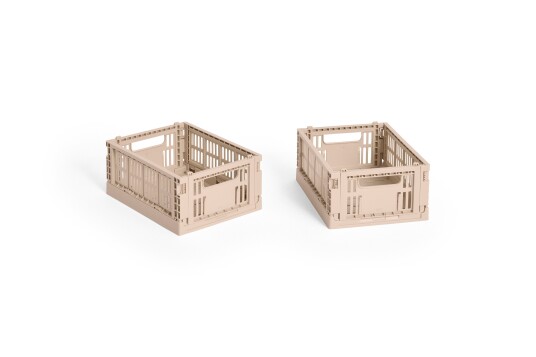 Hay Colour Crate Mini Oppbevaring 2 pk Powder
