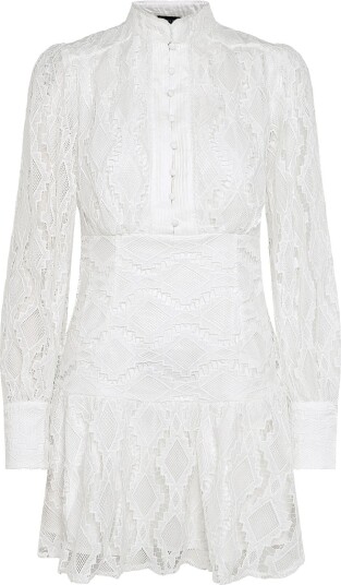 Bardot Remy Lace Dress   Cream   40