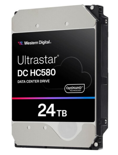 Wd Ultrastar Dc Hc580 Wuh722424al5204 Data Center 24 Tb Intern 3.5" Sas 12Gb/S 7200 Rpm Buffer: 512 Mb