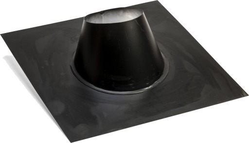Metalbestos skorstein Ø 250mm beslag 33-46° aluminium svart