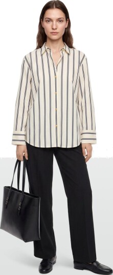 Tommy Hilfiger Nautical Stripe Shirt Ls Cream 34