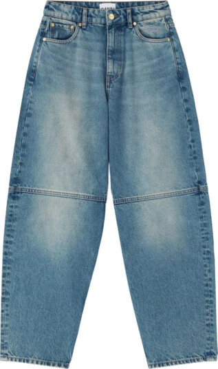 Ganni Dame Jeans Blå W26,
