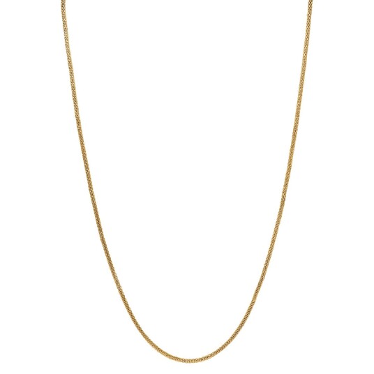 Tom Morris Mini Box Chain Halskjede 18 kt. Gullforgylt Rustfritt Stål TM00025 - Herre - Gold Tom Morris Mini Box Chain Halskjede 18 kt. Gullforgylt Rustfritt Stål TM00025 - Herre - Gold