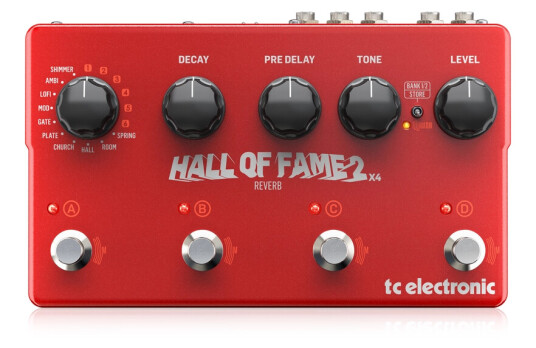 TC Electronic Hall of Fame 2 x4 TC Electronic Hall of Fame 2 x4