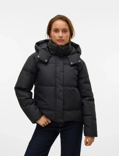 Vero Moda Vmgretakylie Short Coated Jacket Noos Black S