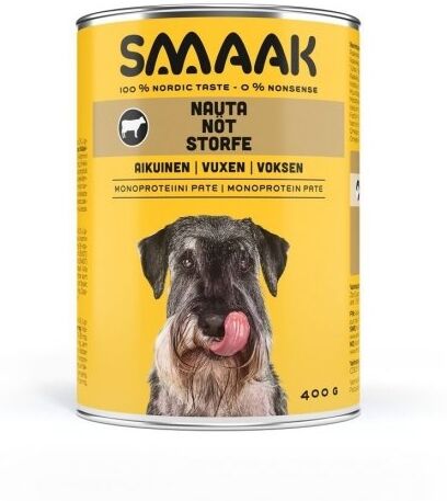Smaak Dog Adult Storfe & Ris 400 G