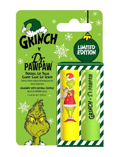Dr.PawPaw Dr.pawpaw The Grinch Sugar Scrub Stick & Original Duo Nude 8 G Dr.PawPaw Dr.pawpaw The Grinch Sugar Scrub Stick & Original Duo Nude 8 G