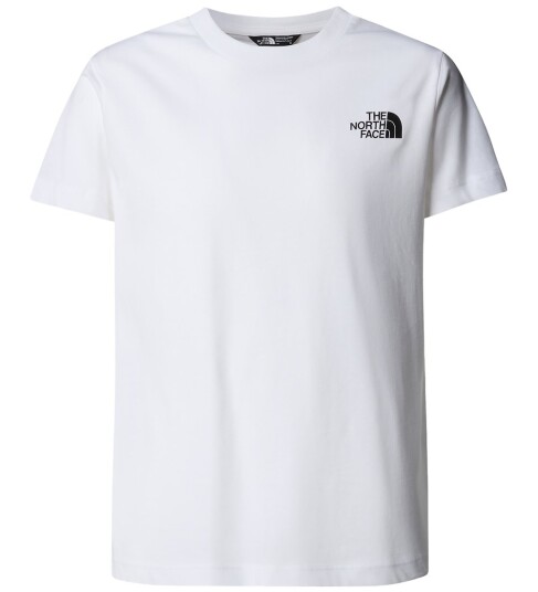 The North Face Teen Box Nse Regular Ss Tee White 120-129