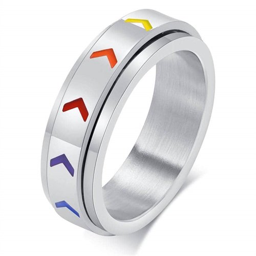 Spinning pride LGTB+ ring Spinning pride LGTB+ ring