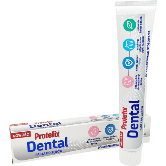 Klorheksidin tannkrem 0.06 % PROTEFIX Dental 75 ml.