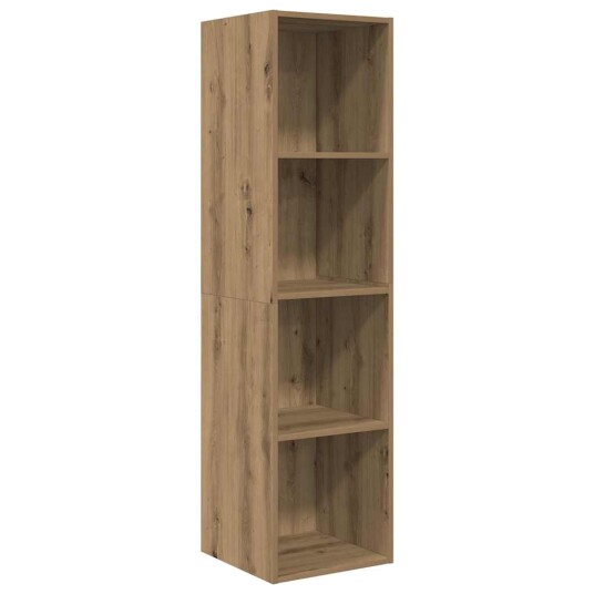 TV skap 2 pcs Brun 37 x 37 x 142.5 cm Konstruert tre TV skap 2 pcs Brun 37 x 37 x 142.5 cm Konstruert tre