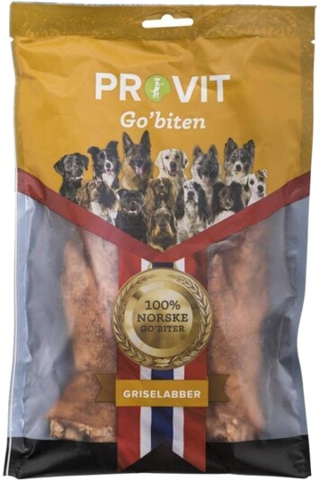 Kruuse Provit Frysetørket Svinelabber 2pk