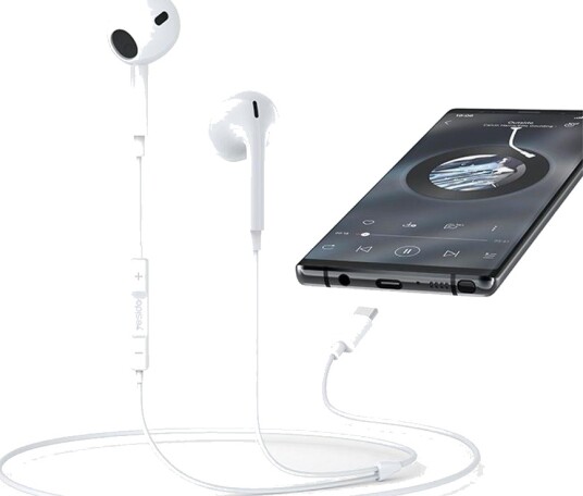 Yesido YH38 kablede in-ear ørepropper Hvit