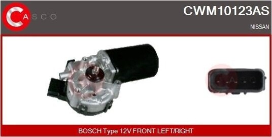 Vindusviskermotor CASCO CWM10123AS Vindusviskermotor CASCO CWM10123AS
