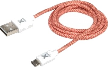 Xtorm Cx001 1 M Usb A Usb 2.0 Hankjønn/Hankjønn 0,48 Gbit/S Rød Sølv Hvit