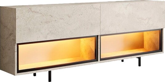 Hanah Home Tv Stand Ekol Down Beige Hanah Home Tv Stand Ekol Down Beige