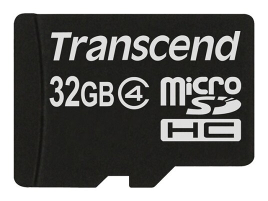 Transcend - Flashminnekort - 32 Gb - Class 4 - Microsdhc