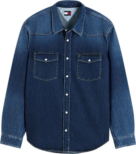 Tommy Jeans Regular Western Shirt Dj8057 Blue XXL