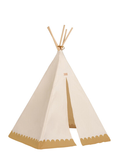 NOBODINOZ Vibes Teepee Arizona 120X150 - Cream - ONE SIZE