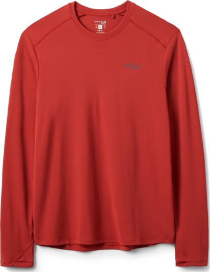Rab Force Ls Tee Tuscan Red S