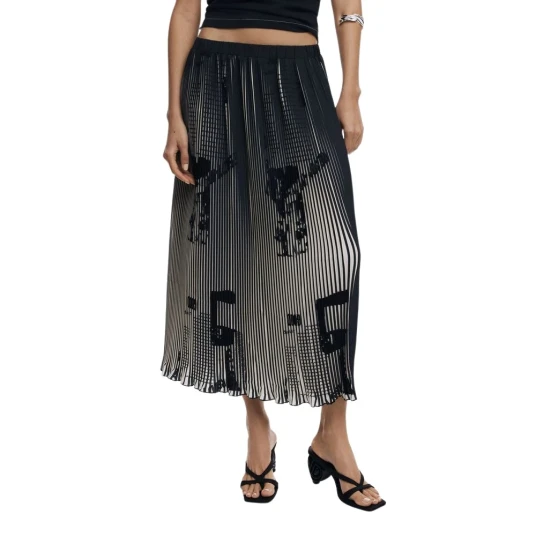 Desigual Dame Skjørt Svart M,