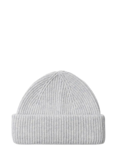 Selected Slhmason Merino Sailor Wool Beanie - Grey - ONE SIZE