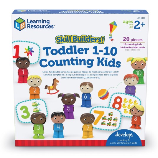 Learning Resources Skill Builders Lær å Telle til 10 Aktivitetssett for Barn