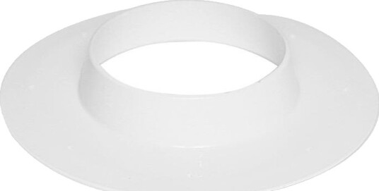 Faluplast 50000 Dekkskive delbar med krage hvit 130 x 50 mm Installasjon