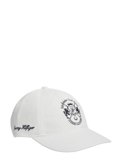 Tommy Hilfiger Th Soft Washed Graphic Cap White ONE SIZE Tommy Hilfiger Th Soft Washed Graphic Cap White ONE SIZE