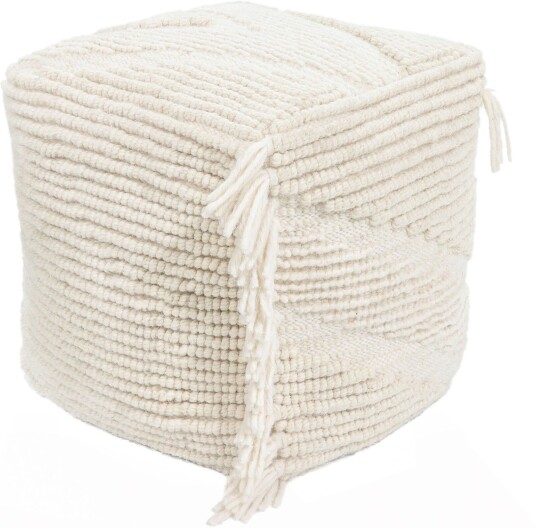 RugVista Rhapsody Pouf cover Puff Vit 40x40