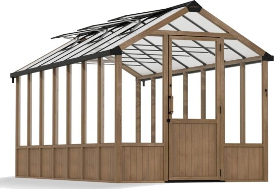 Canopia by Palram Natura Cedar drivhus i cedertre 249 x 500 cm 707581