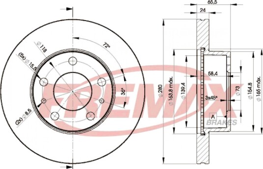 Bremseskive FREMAX BD-4681